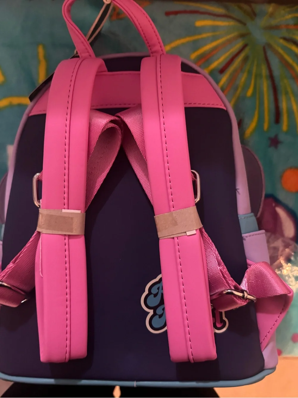 RARE Loungefly Disney Pixar finding Nemo Darla cosplay, mini backpack fishbowl